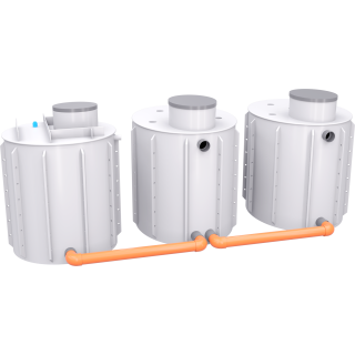 Retenční nádrž k obetonování 45m3