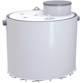 Dvouplášťová odpadní jímka 4m3