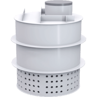 Vsakovací šachta samonosná 15m3