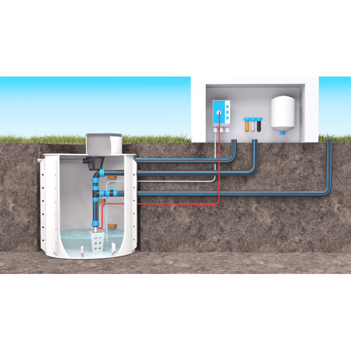 Set k obetonování 4m3 nádrž k zalévání a splachování WC