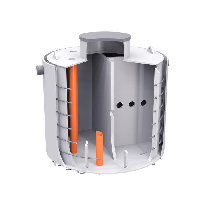 Septik dvouplášťový 6m3