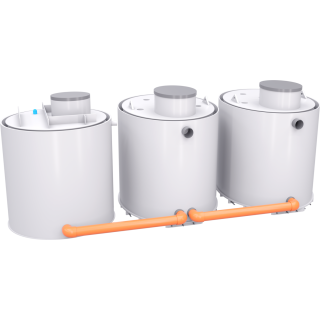 Retenční nádrž dvouplášťová 45m3