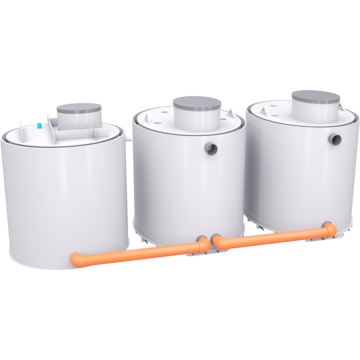 Retenční nádrž dvouplášťová 45m3